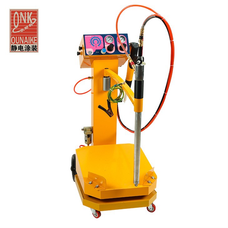 Feed Box Powder Coating Equipment With Trolley